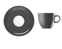 Tazza caffè sunny day grey porcellana con piattino Thomas