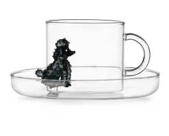 Tazza the con piatto dogs barboncino Ichendorf