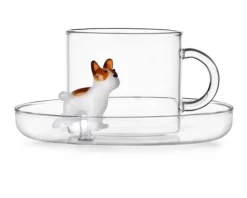 Tazza the con piatto dogs french bulldog Ichendorf