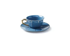Tazza the la tavola scomposta porcellana con piatto Bitossi home
