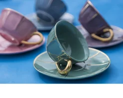 Tazza the la tavola scomposta porcellana con piatto Bitossi home