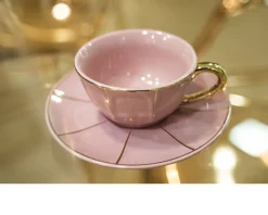 Tazza the la tavola scomposta porcellana con piatto Bitossi home
