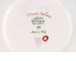 Tazza the oriente italiano porpora porcellana Richard ginori