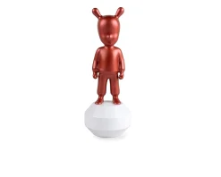 The metallic red guest porcellana Lladro'