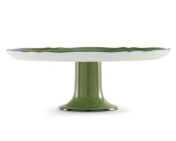 Tortiera oriente italiano malachite porcellana Richard ginori