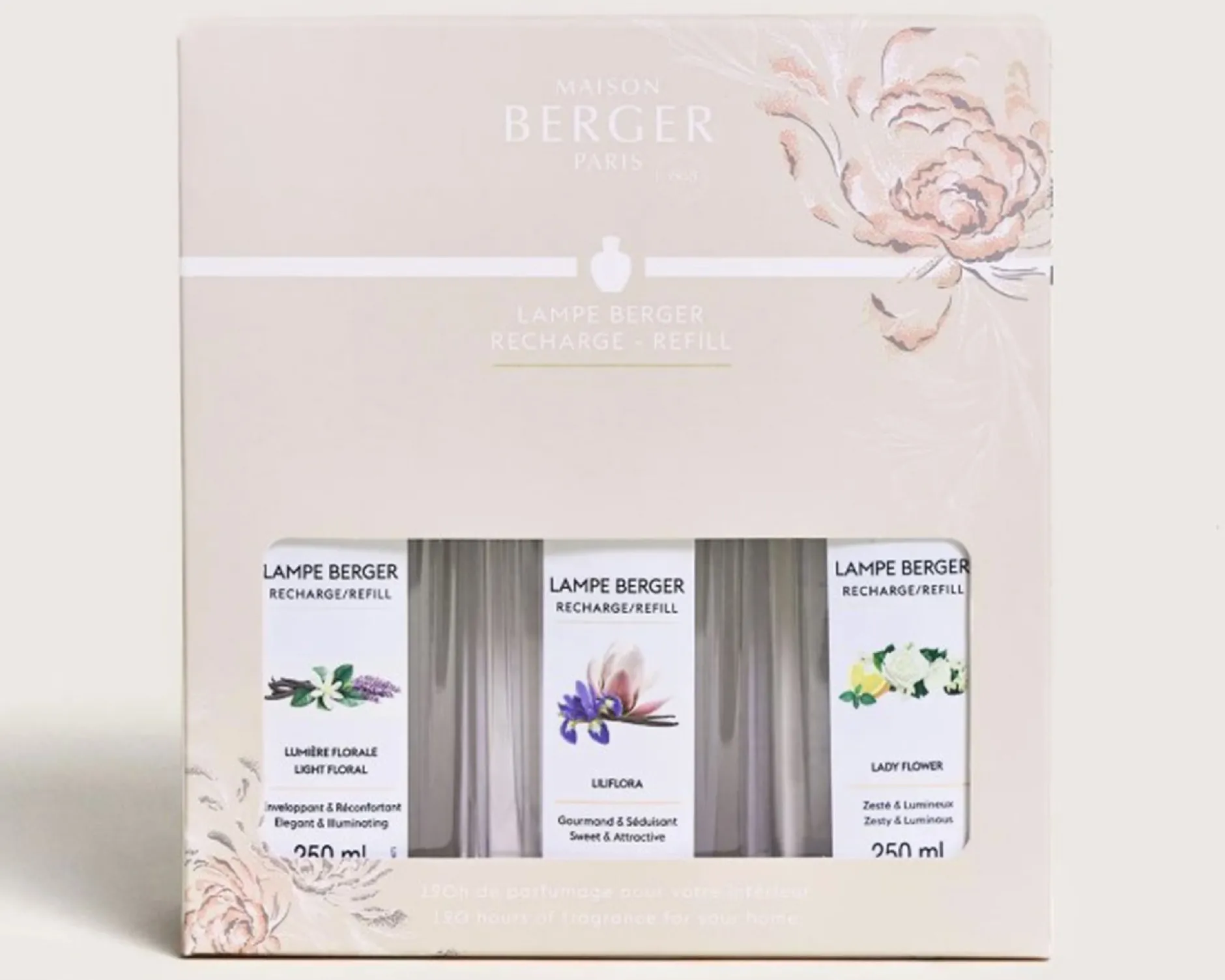 Trio pack ophelia 3 flaconi da 250 ml Maison berger paris