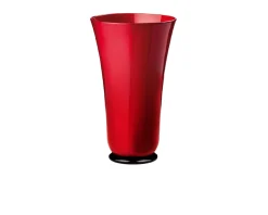 Vaso anni trenta vetro di murano colore rosso Venini