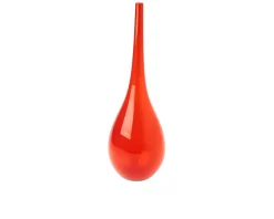 Vaso bolle vetro di murano arancio Nasonmoretti