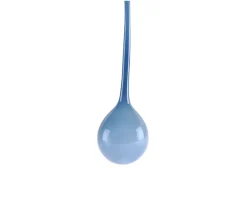 Vaso bolle vetro di murano blu avio Nasonmoretti
