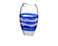 Vaso ellisse st. tropez vetro di murano Carlo moretti