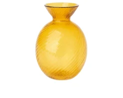 Vaso gemme rigadin vetro di murano te Venini