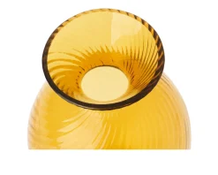 Vaso gemme rigadin vetro di murano te Venini