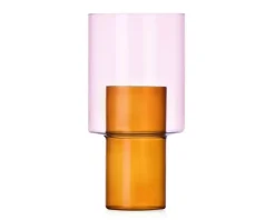 Vaso grande b boreale ambra-rosa Ichendorf