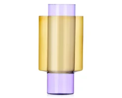 Vaso grande c boreale lilla-giallo Ichendorf