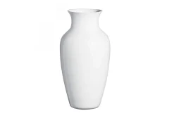 Vaso i cinesi vetro di murano latte bianco bianco Carlo moretti