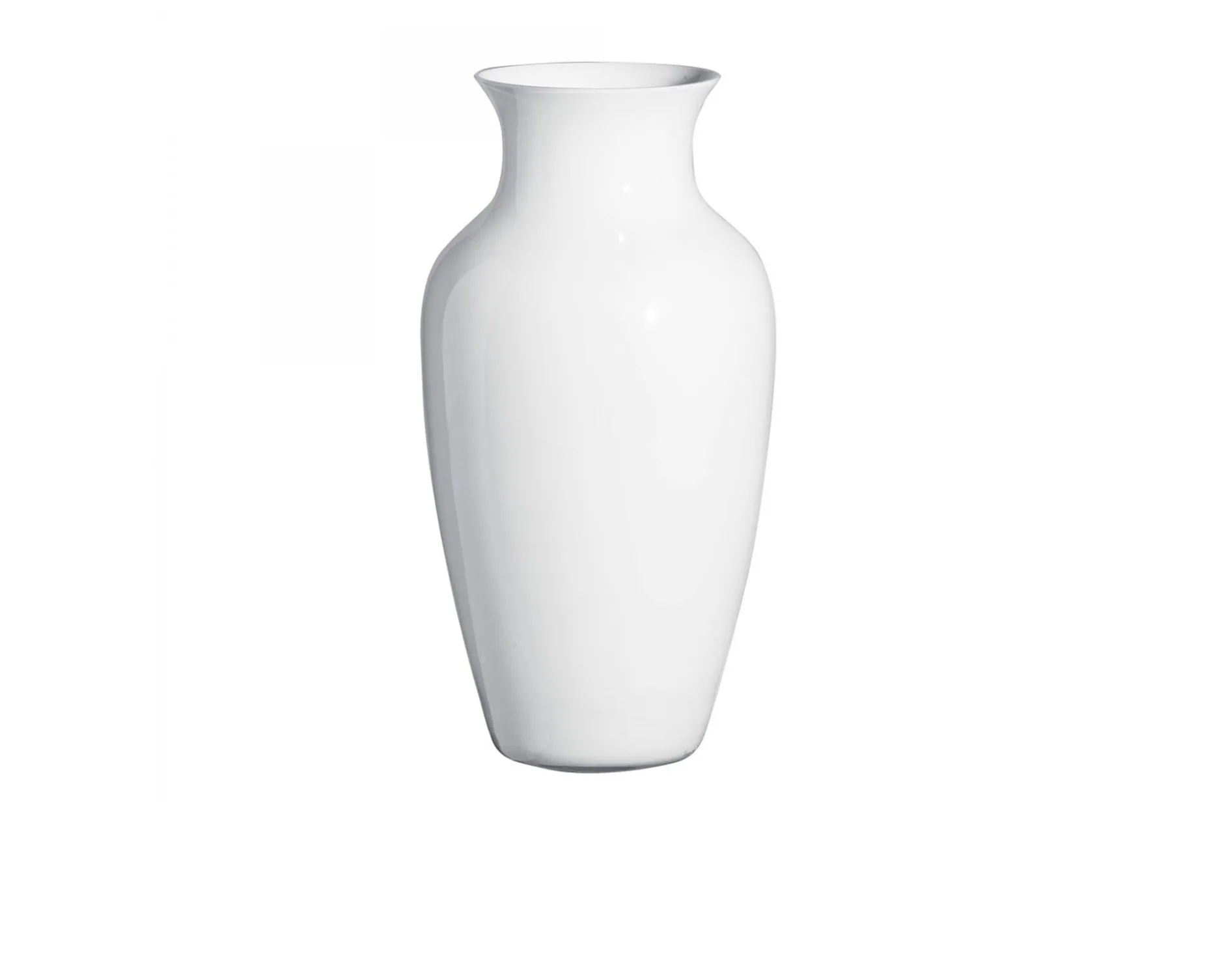 Vaso i cinesi vetro di murano latte bianco bianco Carlo moretti