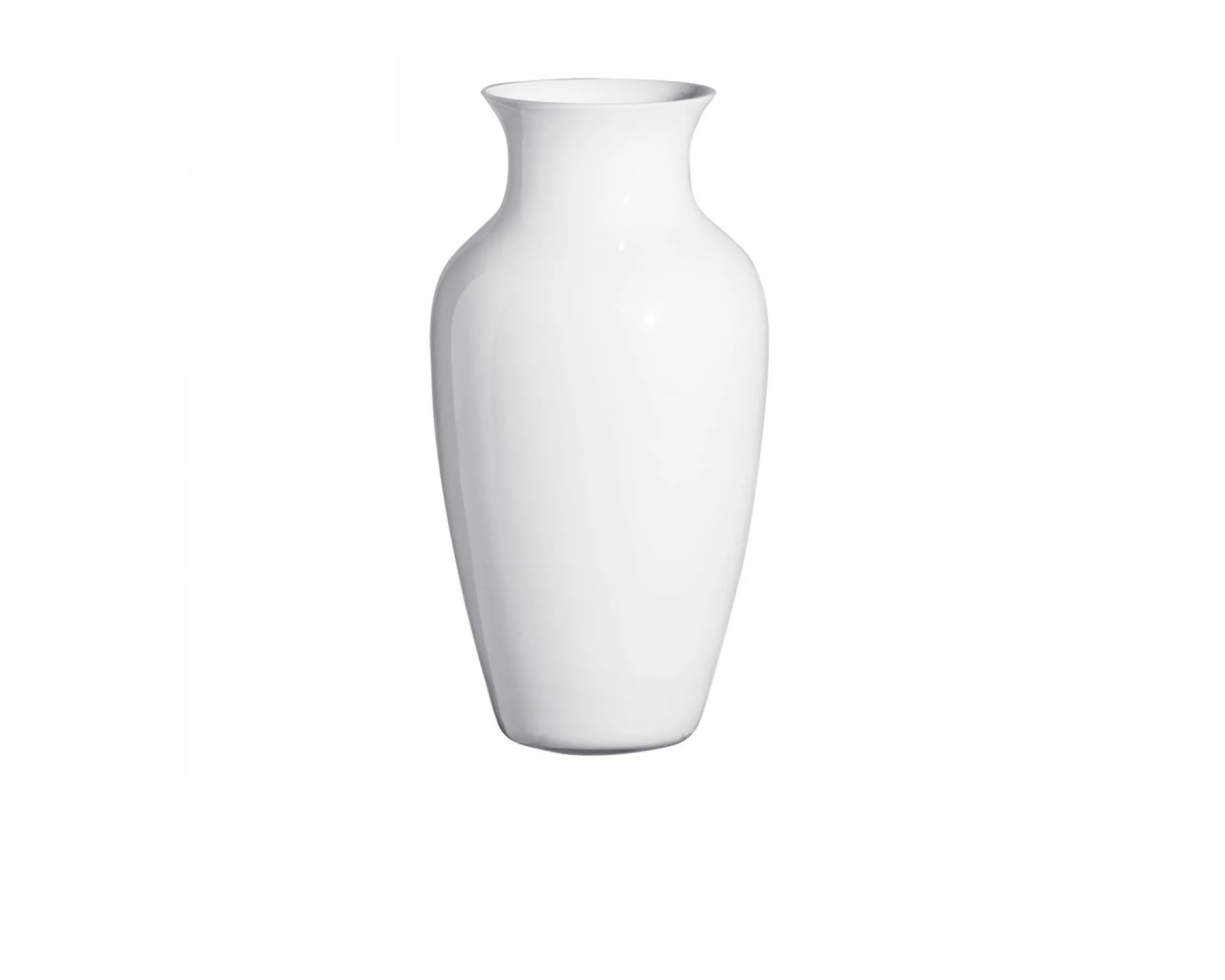 Vaso i cinesi vetro di murano latte bianco bianco Carlo moretti