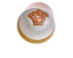 Vaso madusa amplified porcellana arancione Versace