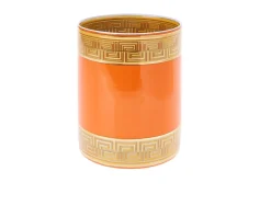 Vaso madusa amplified porcellana arancione Versace