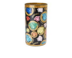 Vaso madusa amplified porcellana nero Versace
