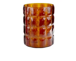 Vaso matelassè ambra Kartell