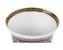 Vaso medusa blue porcellana Versace