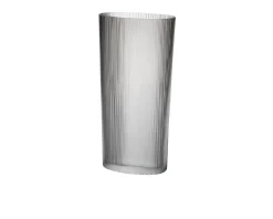 Vaso millemolature vetro di murano bianco Carlo moretti