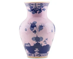 Vaso ming oriente italiano azalea porcellana Richard ginori