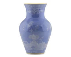 Vaso ming oriente italiano pervinca porcellana Richard ginori
