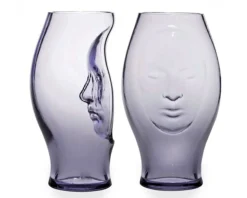 Vaso murana vetro di murano glicine Venini