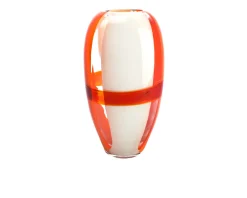 Vaso ogiva vetro di murano nuvole Carlo moretti