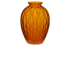 Vaso polaris vetro di murano arancio Carlo moretti