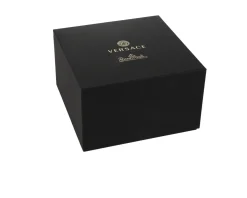 Vaso portacandela le jardin porcellana con coperchio e candela Versace