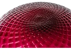 Vaso portacandela macramè xxl vetro di murano viola Nasonmoretti