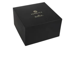 Vaso portacandela medusa porcellana con coperchio e candela Versace