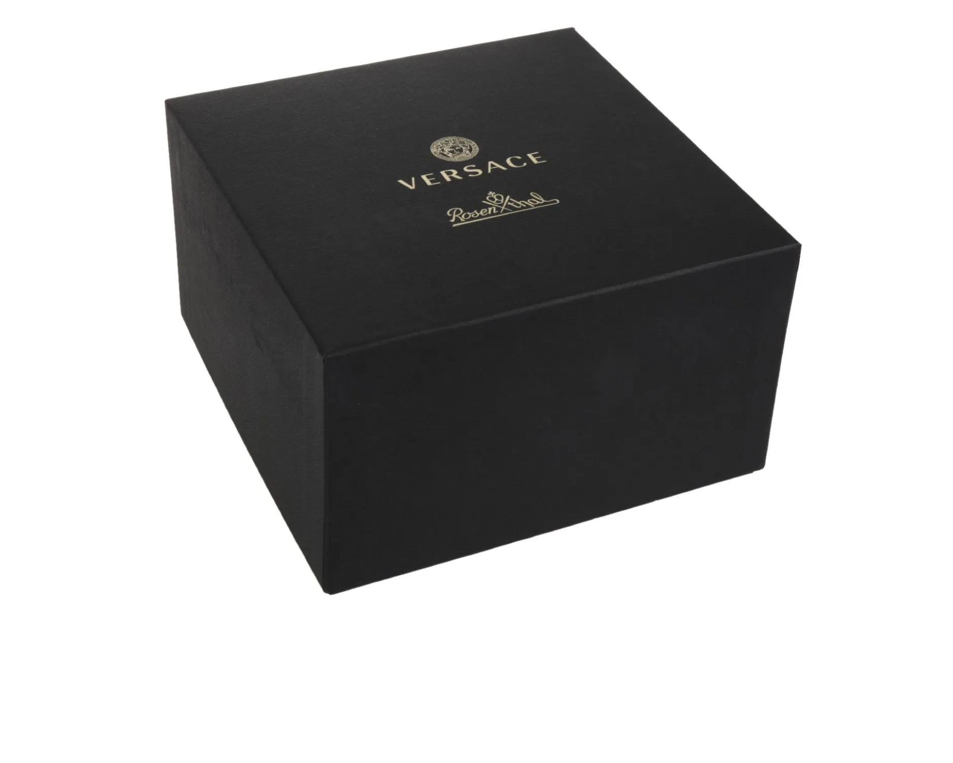 Vaso portacandela medusa porcellana con coperchio e candela Versace