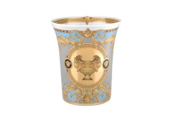 Vaso prestige gala bleu porcellana Versace