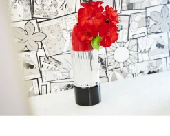 Vaso rossetto fiordilabbra argento e rosso Selezione zanolli