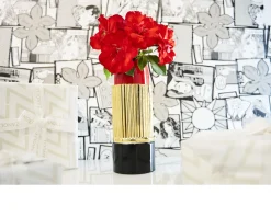 Vaso rossetto fiordilabbra oro e rosso Selezione zanolli