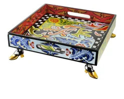 Vassoio drag tray s dipinto a mano Tom's drag
