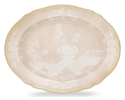 Vassoio ovale oriente italiano meringa porcellana Richard ginori