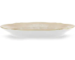 Vassoio ovale oriente italiano meringa porcellana Richard ginori
