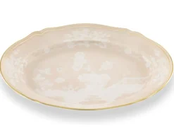 Vassoio ovale oriente italiano meringa porcellana Richard ginori