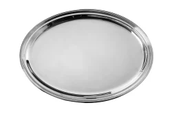 Vassoio ovale silver plated in stile inglese Selezione zanolli