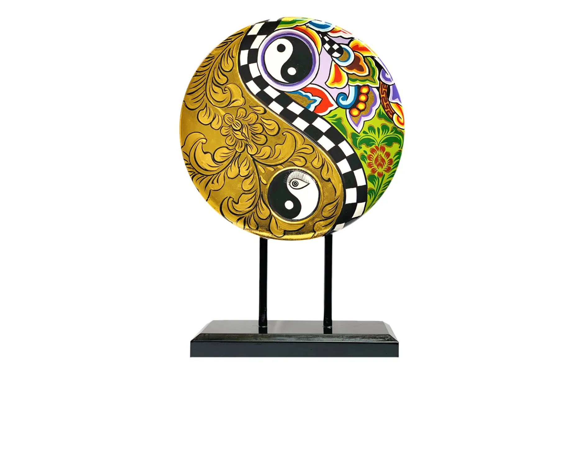 Yin-yang dipinto a mano Tom's drag